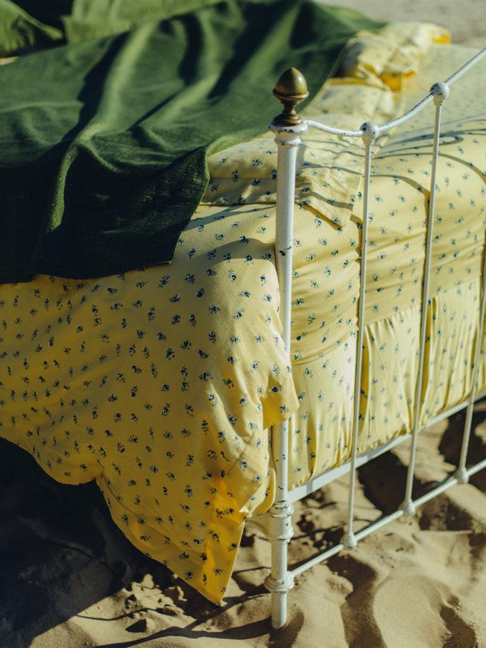 Bliss And Mischief Duvet Cover In Ditsy Rose Straw