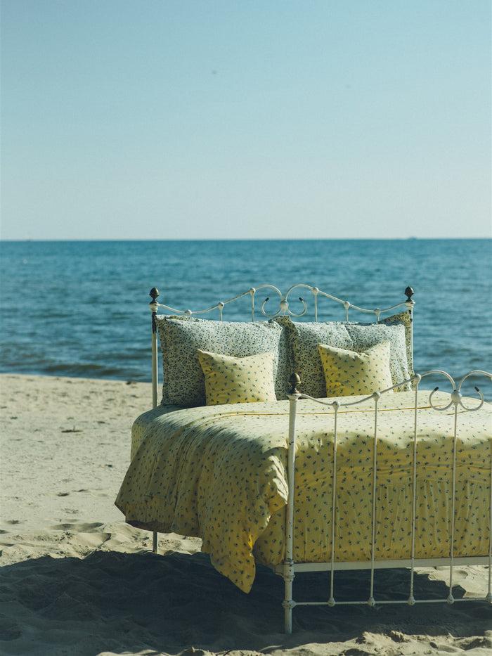 bliss and mischief Duvet Cover in Ditsy Rose Straw