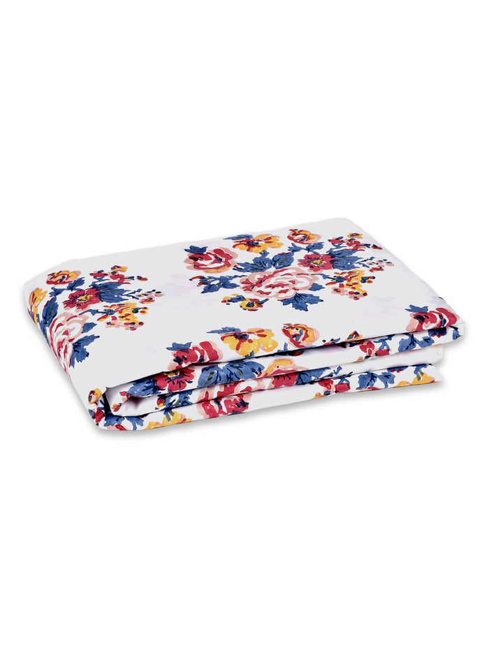 Bliss And Mischief Fitted Sheet In Blossom Spritz