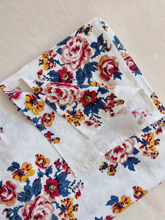 bliss and mischief Flat Sheet in Blossom Spritz