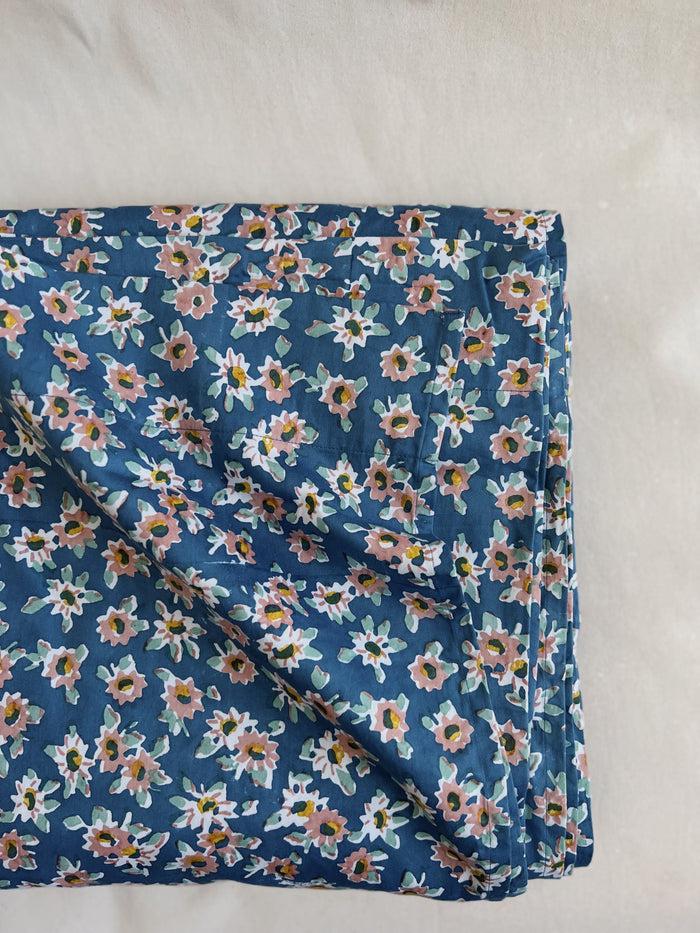 bliss and mischief Flat Sheet in Daisy Riviera