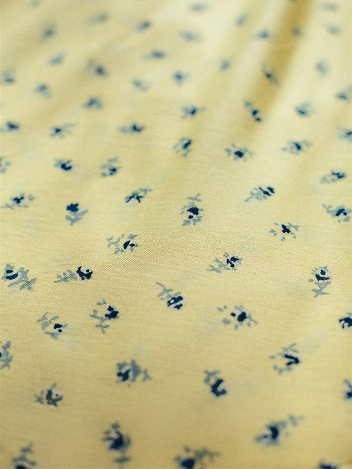 Bliss And Mischief Flat Sheet In Ditsy Rose Straw