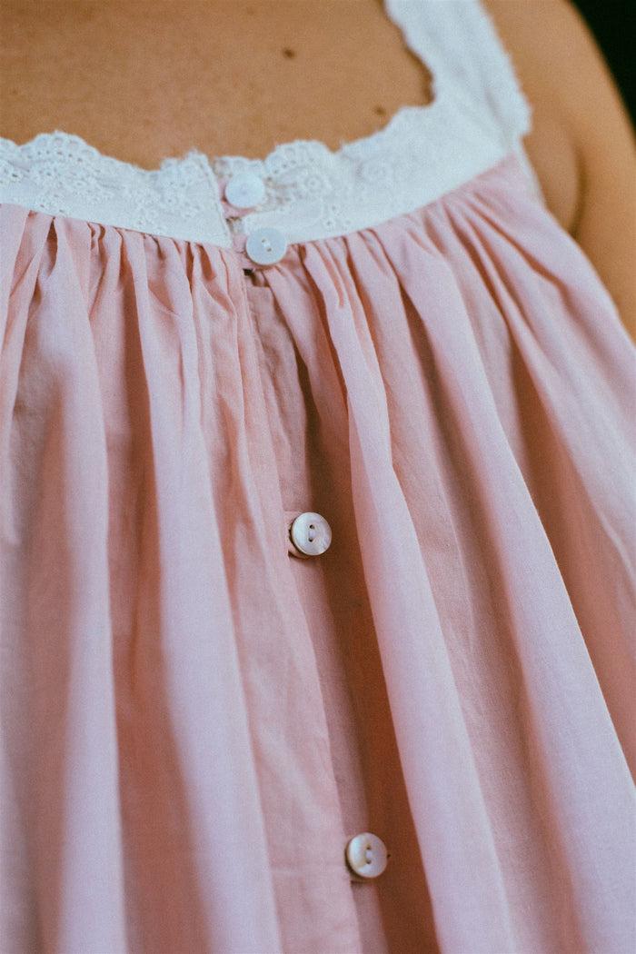 Bliss And Mischief Jodie Nightgown In Blush