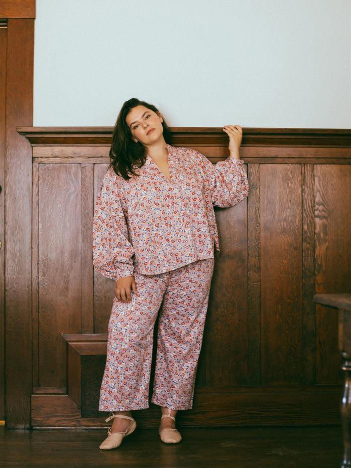 Bliss And Mischief Lucille Blouse Peachskin