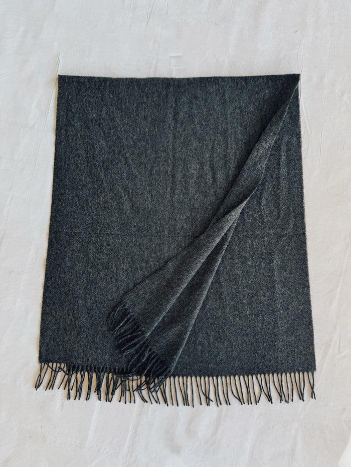 Bliss And Mischief Merino Oversized Scarf Charcoal