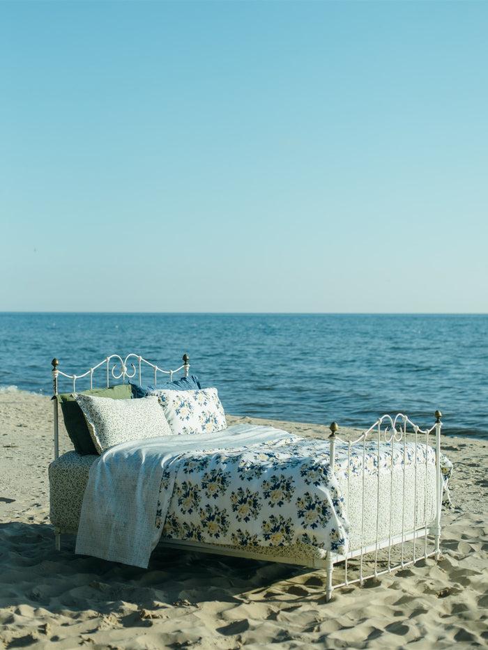 Bliss And Mischief Duvet Cover In Rose Blossom Hillside