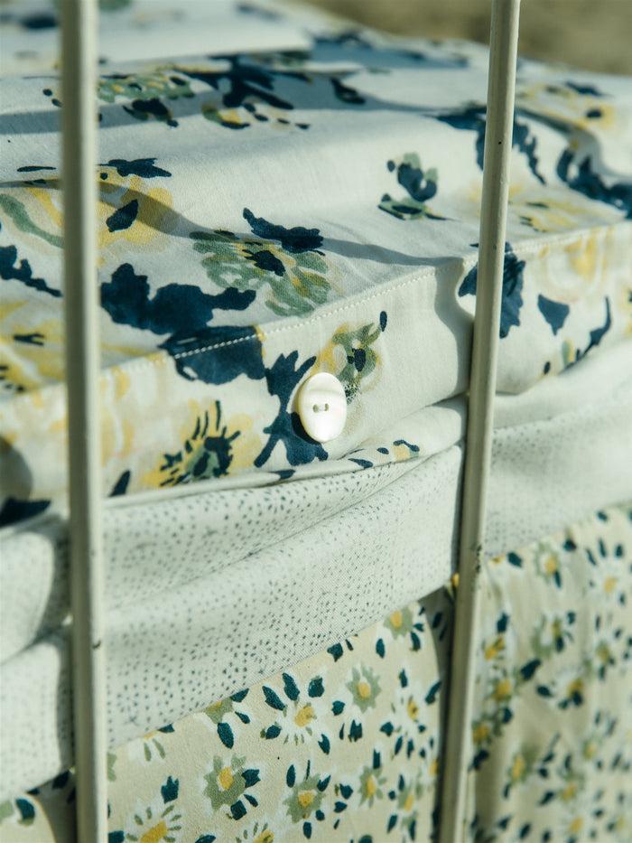 Bliss And Mischief Duvet Cover In Rose Blossom Hillside