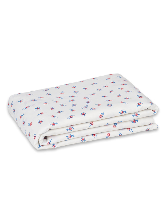 Bliss And Mischief Fitted Sheet In Baby Rose Gardenia