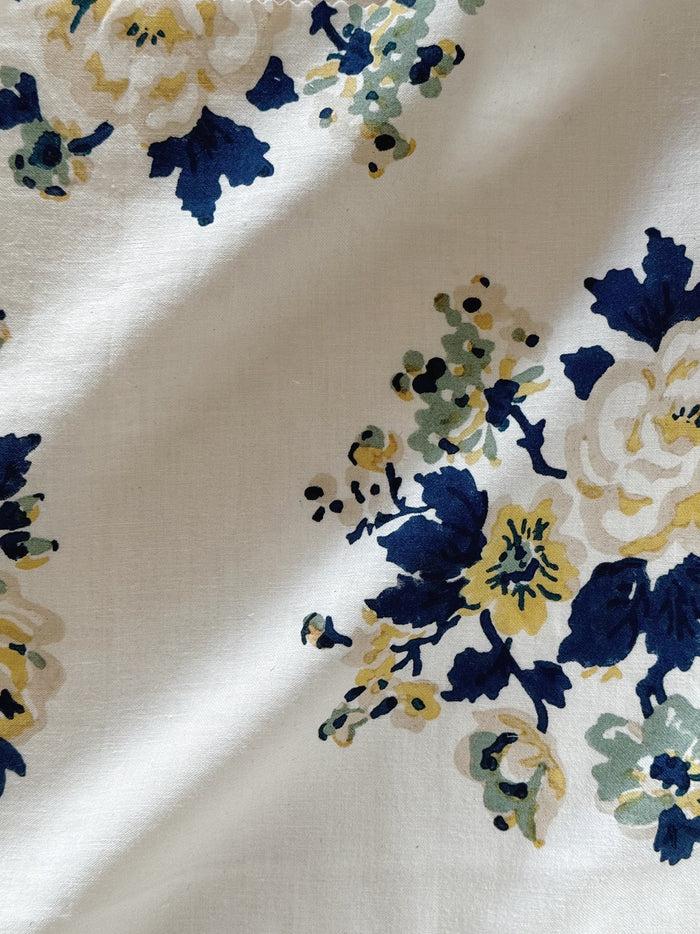 bliss and mischief Fitted Sheet in Rose Blossom Hillside