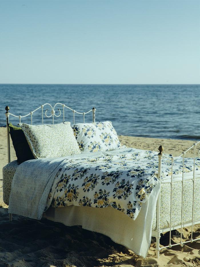 Bliss And Mischief Set Of 2 Pillow Case Shams Rose Blossom Hillside