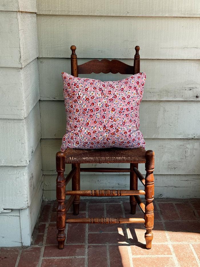 Bliss And Mischief Throw Pillow Small Daisy Peachskin
