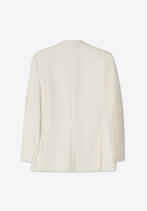 Blk Dnm BLAZER 52 CREAM FLANNEL