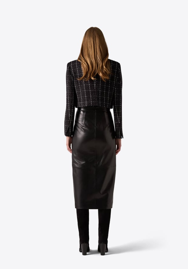 Blk Dnm BLAZER 64 BLACK BOUCLÉ CHECK