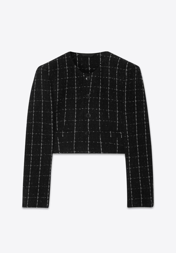 Blk Dnm BLAZER 64 BLACK BOUCLÉ CHECK