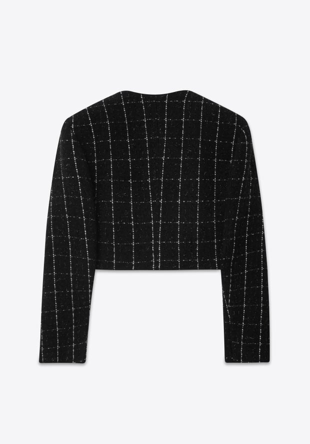 Blk Dnm BLAZER 64 BLACK BOUCLÉ CHECK