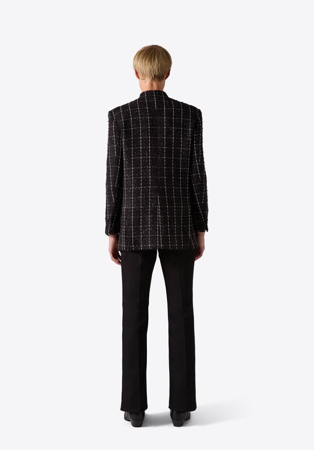 Blk Dnm BLAZER 67 BLACK BOUCLÉ CHECK