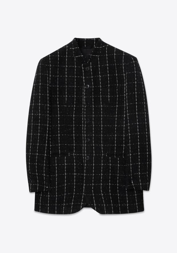 Blk Dnm BLAZER 67 BLACK BOUCLÉ CHECK