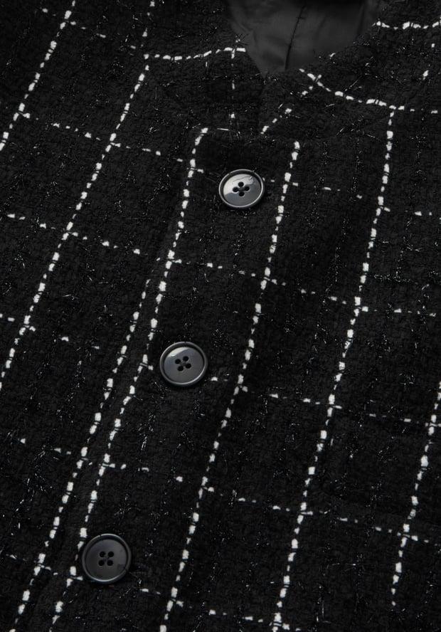 Blk Dnm BLAZER 67 BLACK BOUCLÉ CHECK