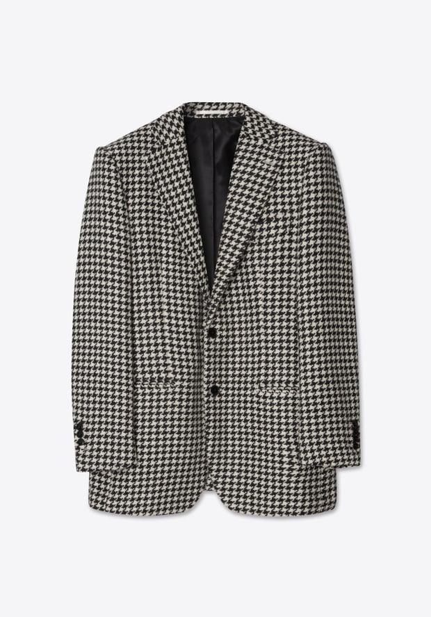 Blk Dnm BLAZER 71 60'S TWEED WOOL