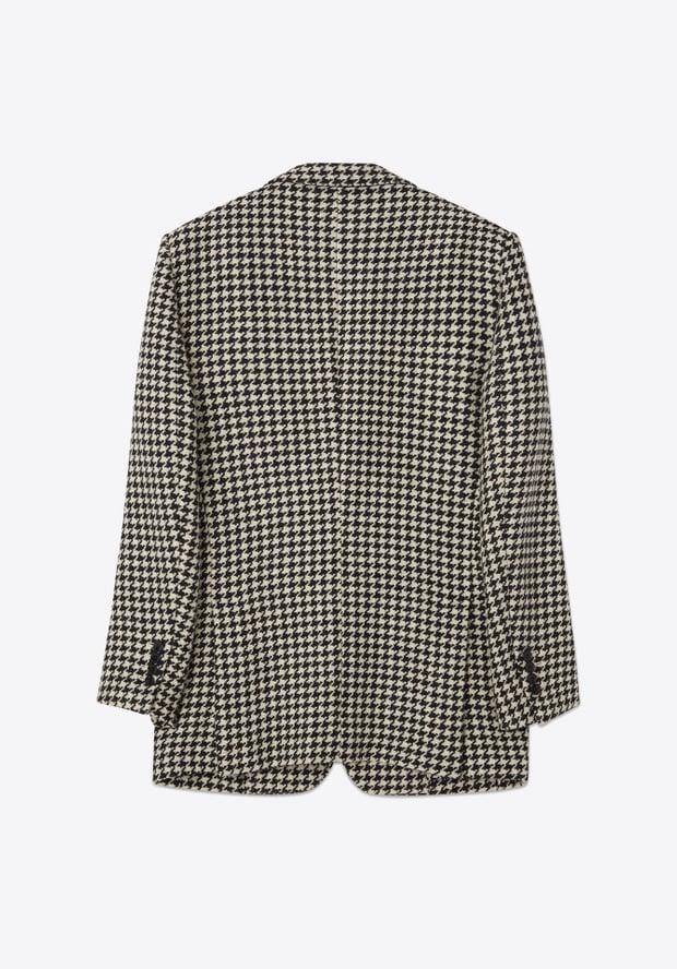 Blk Dnm BLAZER 71 60'S TWEED WOOL