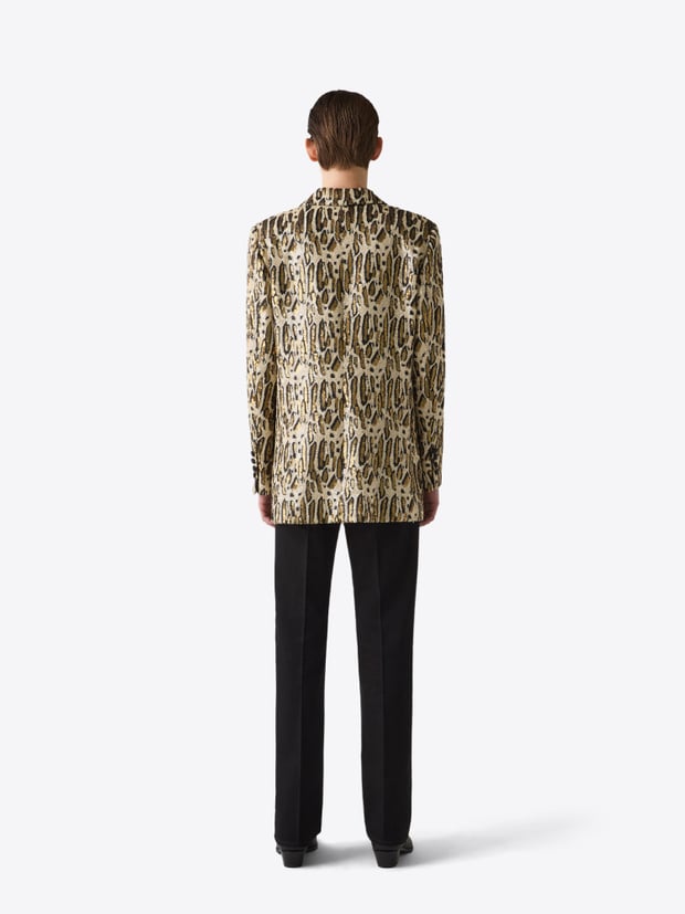 Blk Dnm BLAZER 73 BLACK LEOPARD