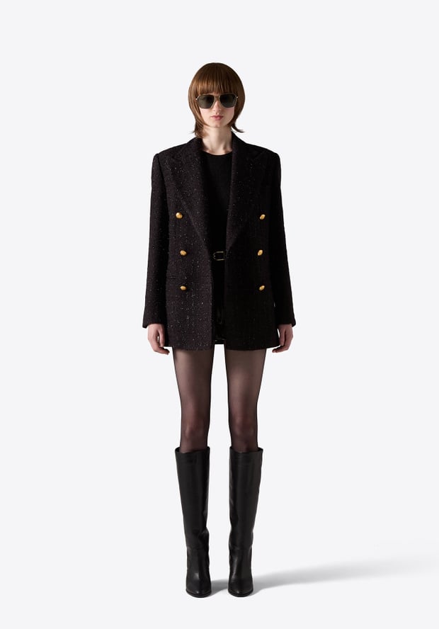 blk dnm BLAZER 78 BLACK BOUCLÉ