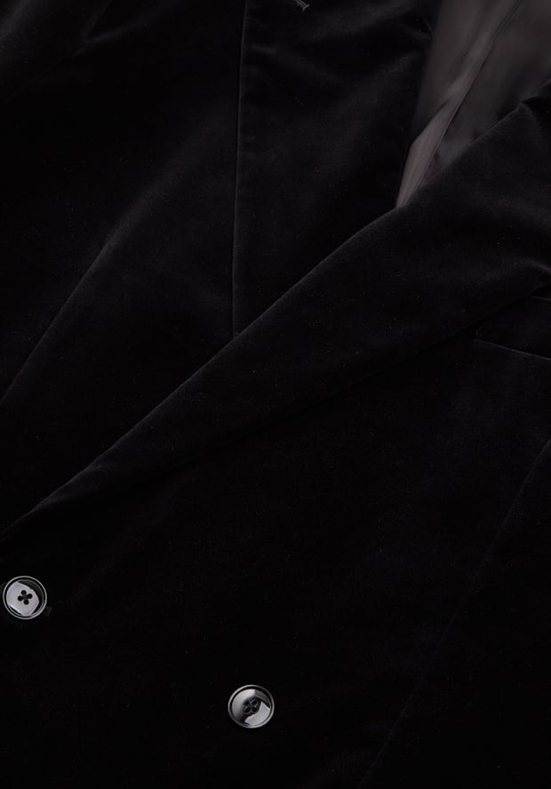 Blk Dnm BLAZER 78 BLACK VELVET