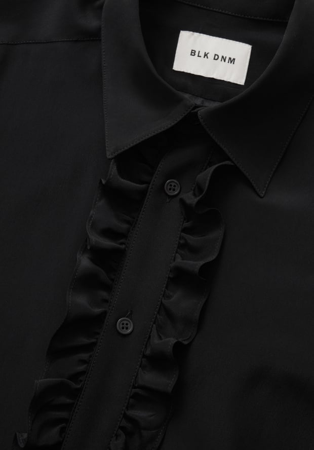 Blk Dnm BLOUSE 02 BLACK