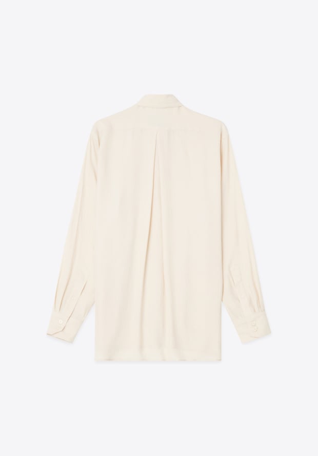 Blk Dnm BLOUSE 02 CREAM JACQUARD