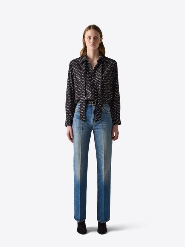 blk dnm BLOUSE 02 FLORAL