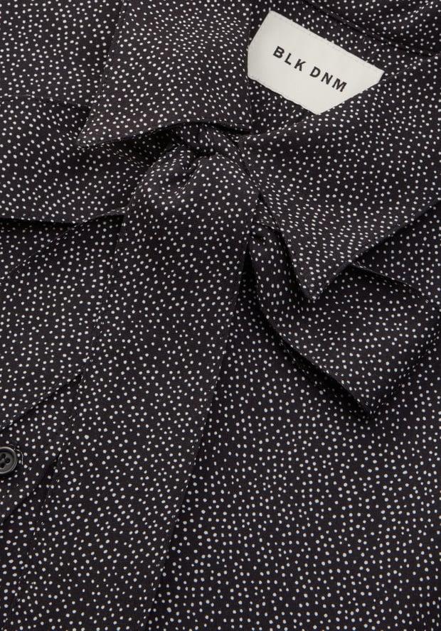 Blk Dnm BLOUSE 02 MINI DOT