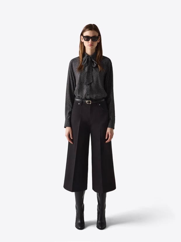 blk dnm BLOUSE 02 MINI DOT