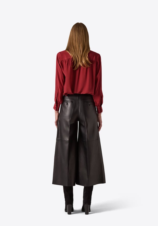 Blk Dnm BLOUSE 06 RUST RED