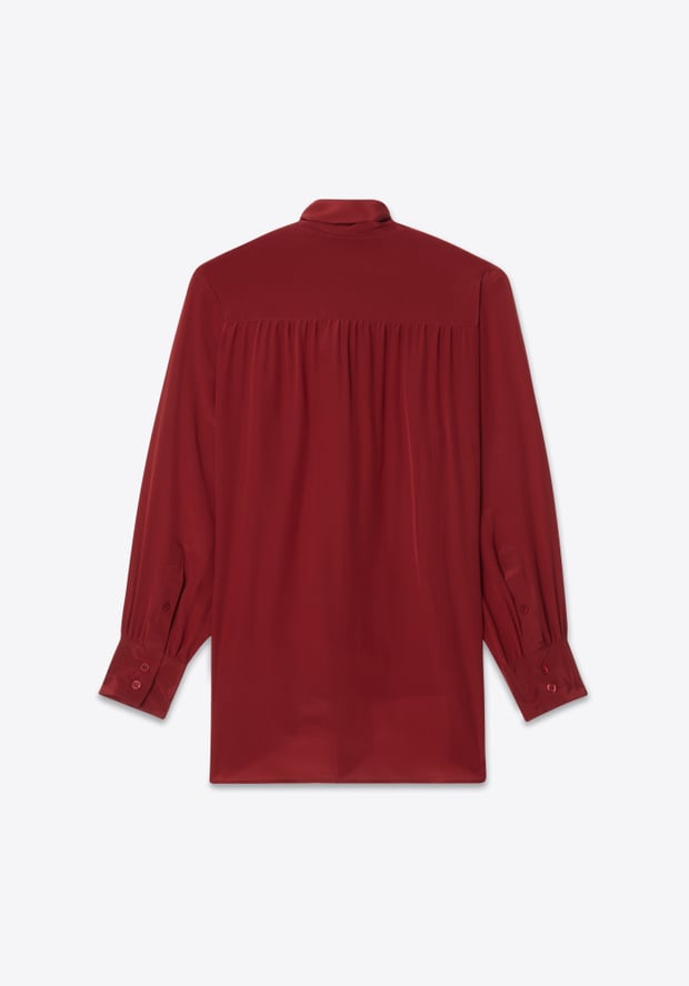 Blk Dnm BLOUSE 06 RUST RED