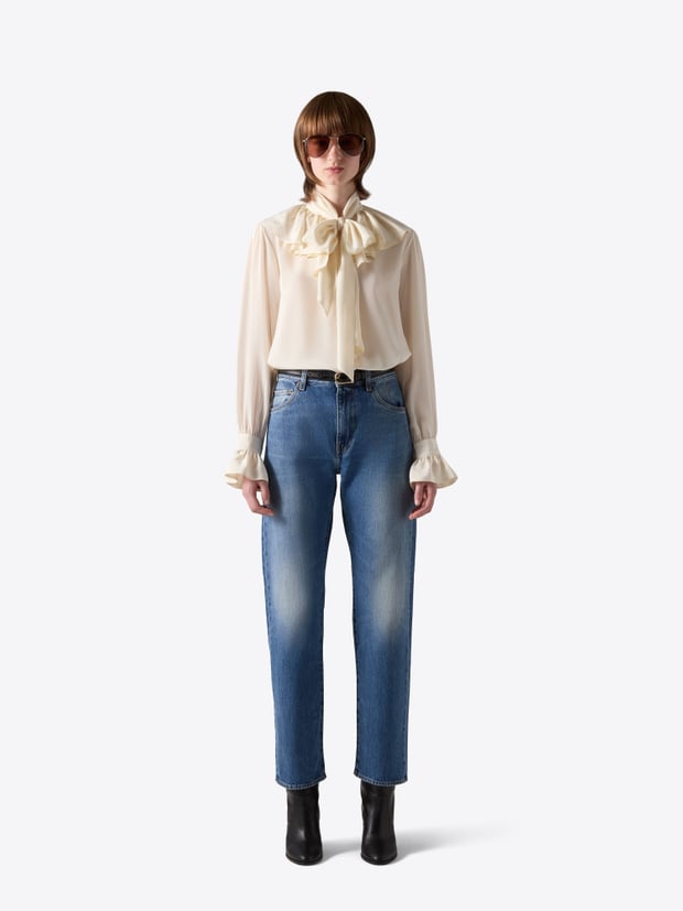 blk dnm BLOUSE 08 OFF WHITE