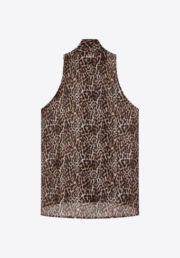 Blk Dnm BLOUSE 106 BROWN LEO