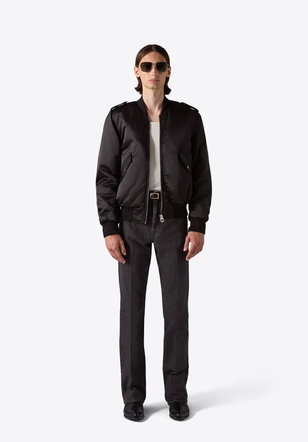 blk dnm BOMBER 01 BLACK