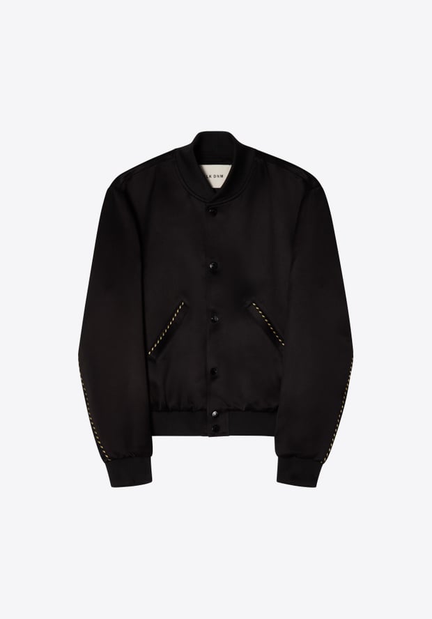 Blk Dnm BOMBER 01 SATIN BLACK