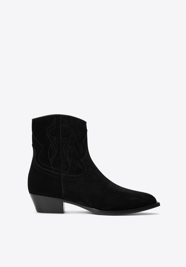 blk dnm BOOT 01 BLACK SUEDE