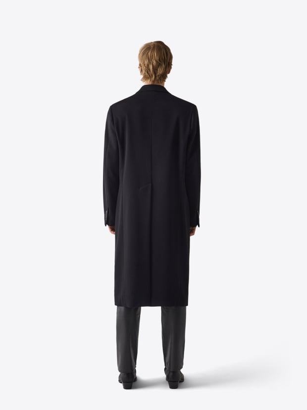 Blk Dnm COAT 77 BLACK CLASSIC WOOL