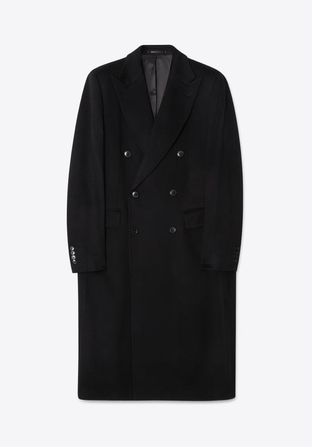 Blk Dnm COAT 77 BLACK CLASSIC WOOL