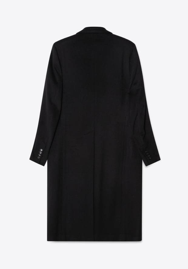 Blk Dnm COAT 77 BLACK CLASSIC WOOL