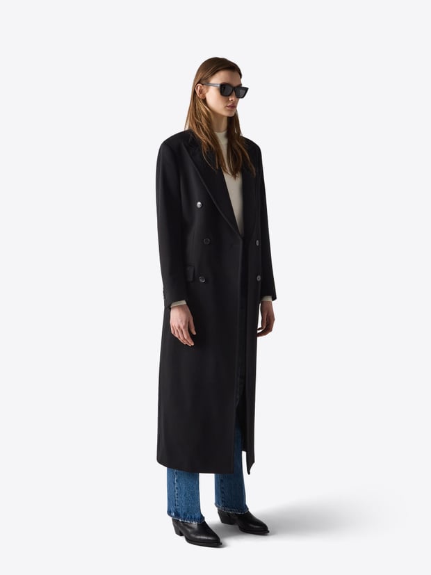 Blk Dnm COAT 78 BLACK CLASSIC WOOL