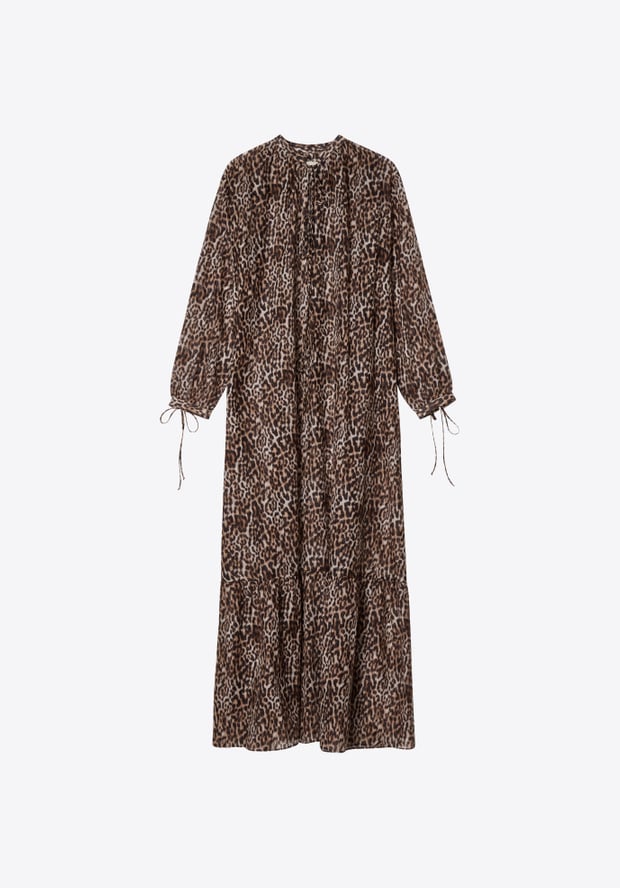 Blk Dnm DRESS 178 BROWN LEO