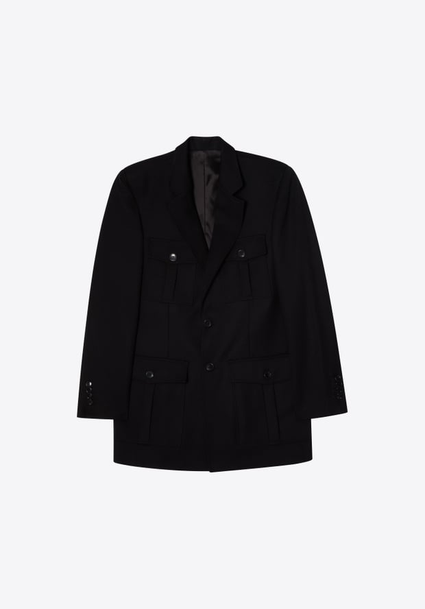Blk Dnm JACKET 171 BLACK CAVALRY TWILL