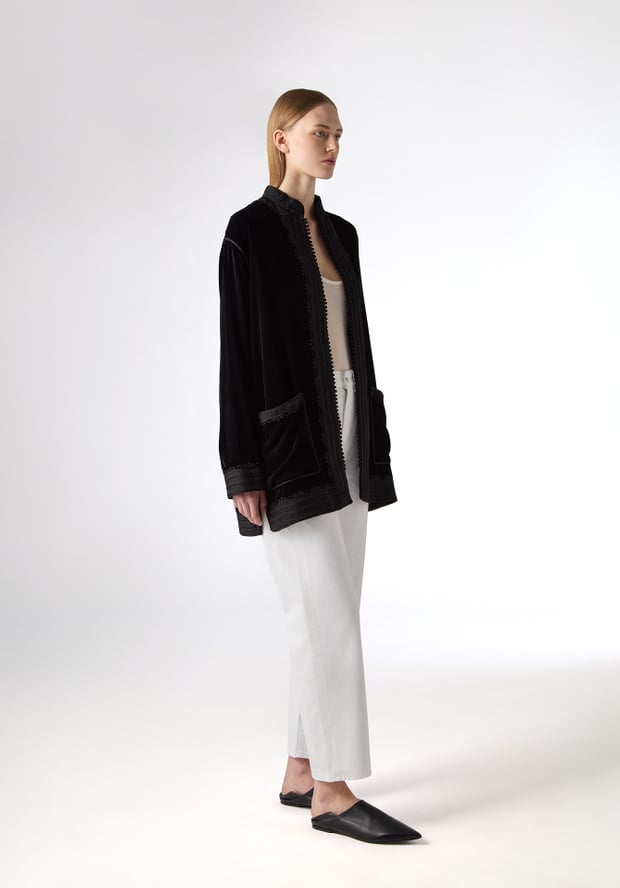 Blk Dnm JACKET 177 BLACK VELVET