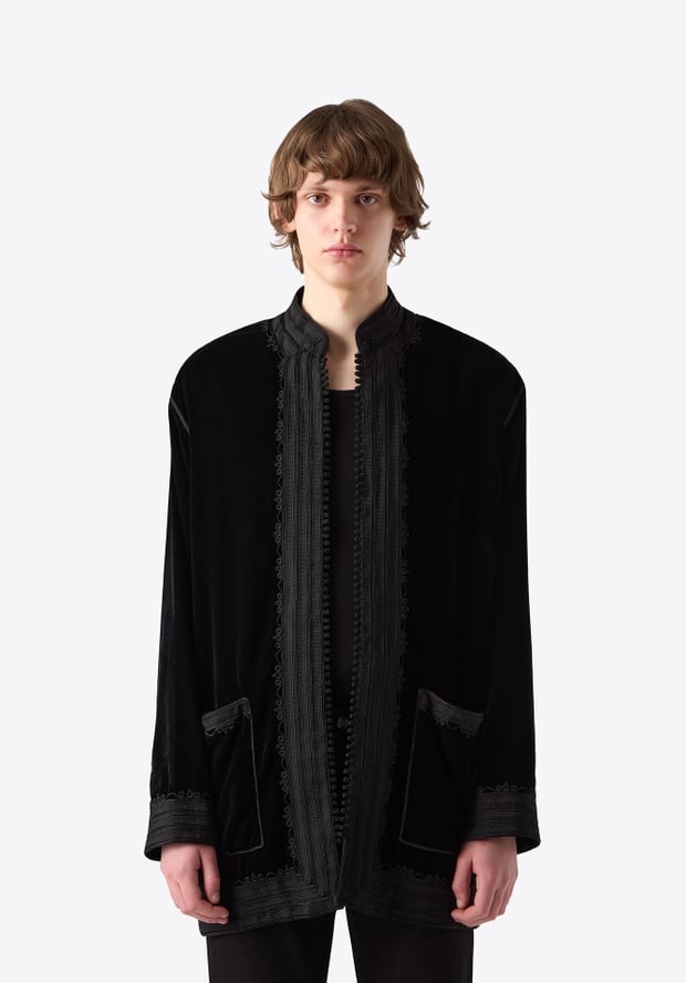 Blk Dnm JACKET 177 BLACK VELVET