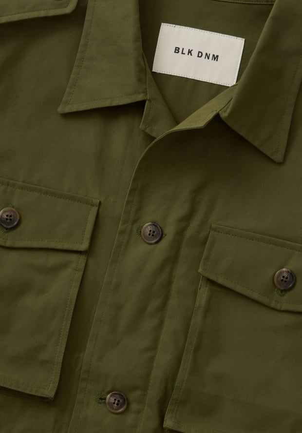 Blk Dnm JACKET 65 GREEN