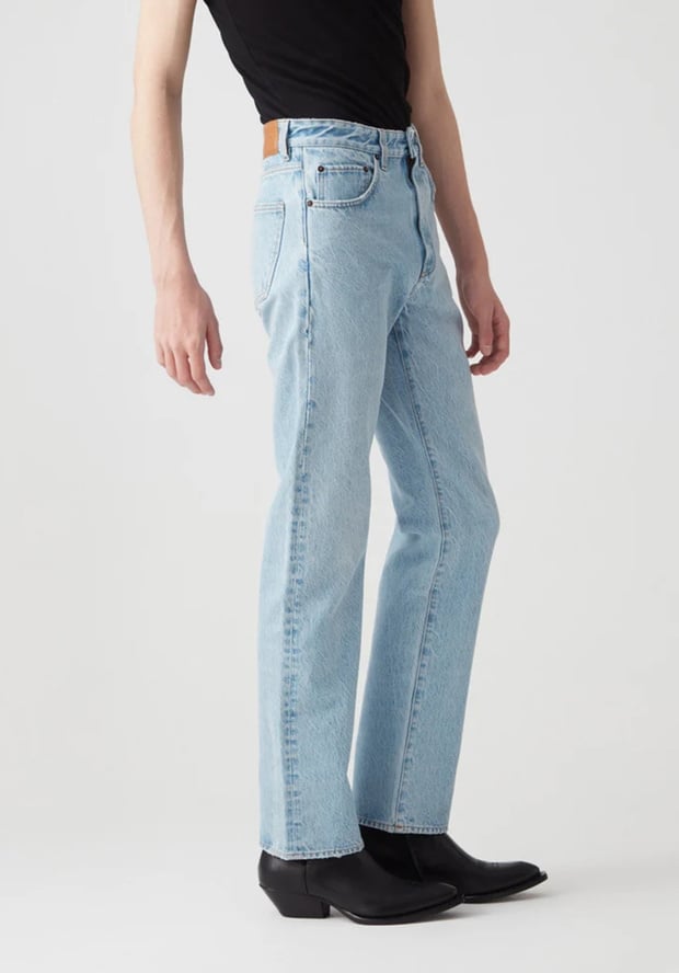 blk dnm JEANS 55 SUN FADE BLUE