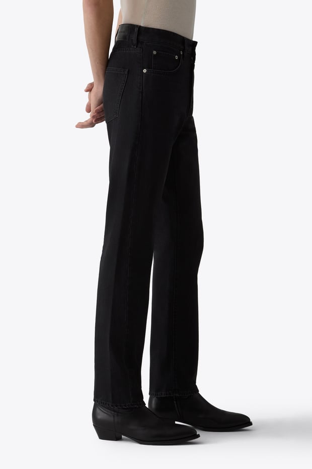 blk dnm JEANS 55 USED BLACK